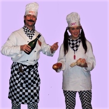 food themed entertainers